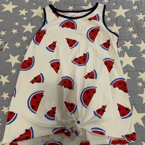 Cute patriotic tank size 10